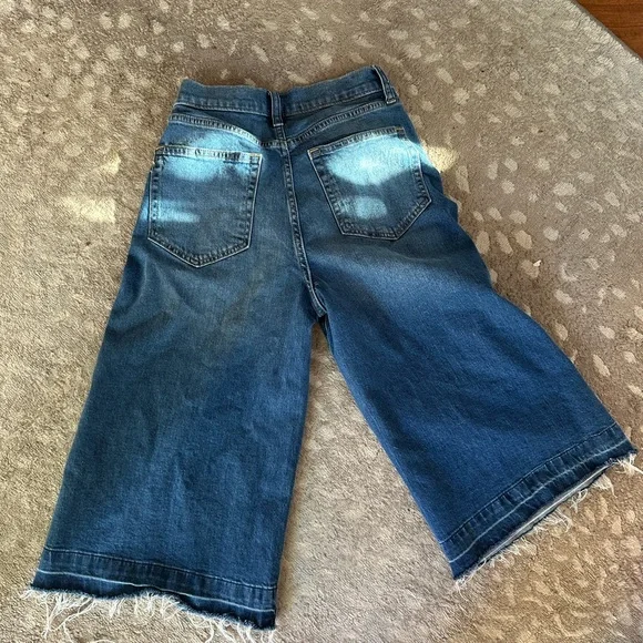 GAP Women's High Rise Denim Culotte Jeans 26 - Picture 4 of 7